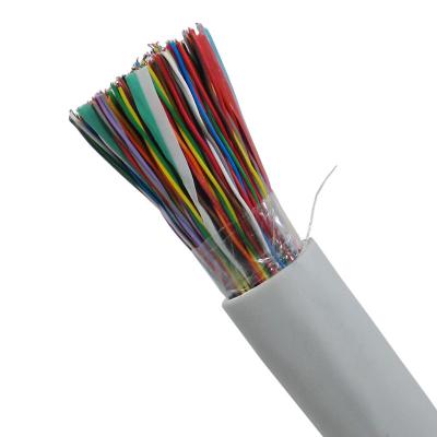 China Hot Sale Cheap Good Quality Manufacturer Provides 0.37 Communications Cable 5~200 Pair Telecommunication Lan Cable HSYV-2 for sale