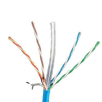 China Computer Best Selling Factory Supplies 300m cat6 utp network cable 0.54 CU Indoor cat6 Eight-Core Twisted Pair Cable for sale