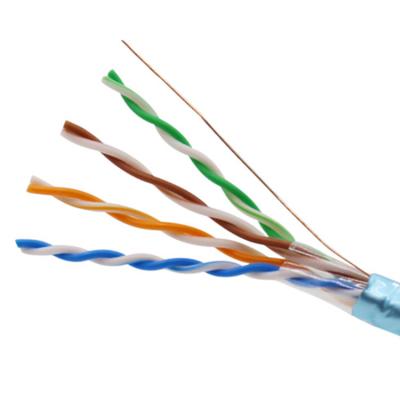 China Hot Selling PVC Good Quality Lan Cable 4 Pairs FTP Cat5 Network Cable Twisted Pair Communication Cables for sale