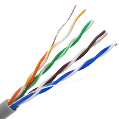 China Telecom Factory Network Cable Cat5 Cat6 Cat6a Lan Cable Machine 23AWG UTP Bare Copper Fiber Optic for sale