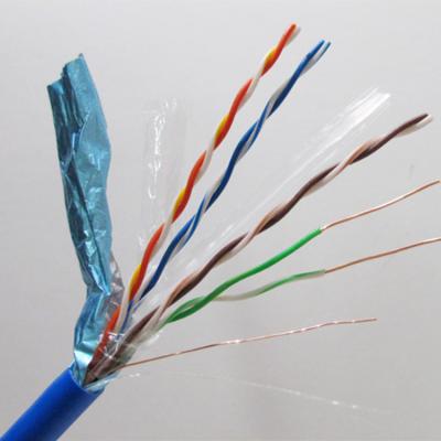 China Computer factory price CCA 305 cat6 mtr cat6 cable 1000ft twisted pair 23awg utp sftp lan cable for sale