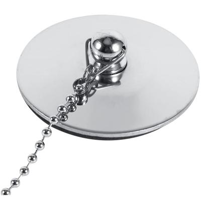 China For Bath Plug Chrome Plated Silver Color Brass Short Ball Chain For Bath Plug In Bathroom for sale