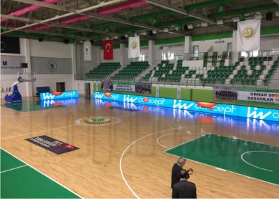 China Uniformidade 1100 da cor alta do passo do pixel das placas de propaganda 10mm do estádio do diodo emissor de luz da lêndea à venda