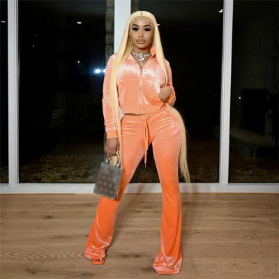 China Breathable Jogger Outfits Sweatsuit Women Winter Tracksuit Velor Two Piece Tracksuit 2 Pieces Set Women for sale