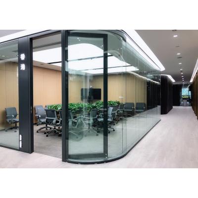 China Modern China Suppliers Wholesale Price Tempered Glass Frameless Glass Partition Partition Walls for sale