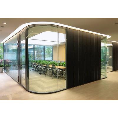 China Suppliers Modern Office China Wall Glass Partition Frameless Aluminum Folding Partition Wall for sale