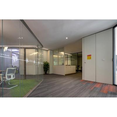 China Best Selling Modern FlexSpace Partition Wall With Motorized Automatic Glass Partition Wall for sale