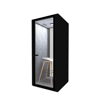 China FlexSpace Highly Demoutable Mobile Sound Proof Office Phone Booth , Desk Pod For Open Office Coworking Space for sale