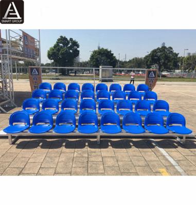 China Aluminum Aluminum Bleacher Seat, Portable Gym Tip And Roll Bleachers With Factory Price for sale