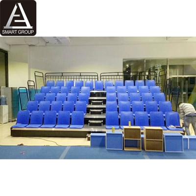 China Gym Indoor Bleachers Stadium Event Tribune Folding Seats Telescopic Retractable Stadium Bleacher for sale