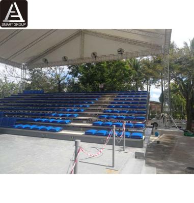 China Stadium 255 Seats Thailand Hotel Outdoor Bleachers Spectator With High Quality Retractable Bleachers for sale