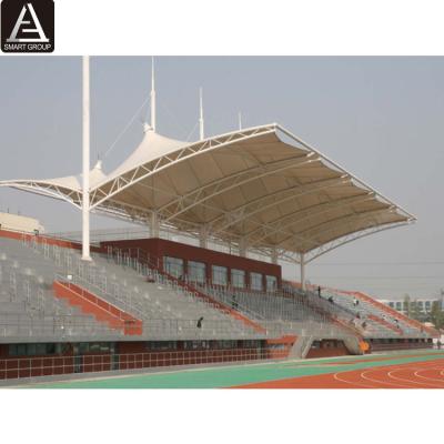 China Woven Fabric P 2/2 China Customize Structure Roof Tent Tension Canopy For Gym Grandstand, Football Stadium Bleacher, Spectacle Stand for sale