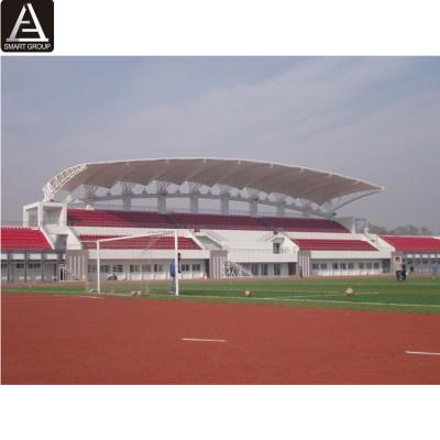 China Woven Fabric P 2/2 Customize Membrane Structures Tent Tension Canopy For Bleacher Tribune Steel Rack, Spectacular Grandstands Roofs for sale