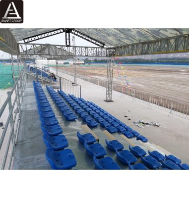 China Sports / Playground / Concert / Event Grandstand Steel Truss Seating System 6 Tiers For Temporary Spectacular Event Steel Grandstand for sale