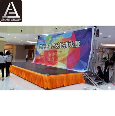 China Black Alloy 6061/T6 18mm Plywood Catwalk Aluminum Stage Easy Install Outdoor Indoor Event Stage Performance Stage With Competitive Price for sale