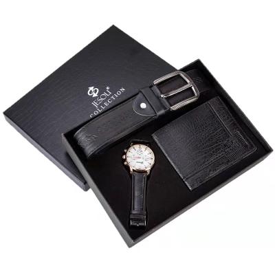 China Men's Gift Set Men's Gift Set Exquisite Foreign Trade Hot-money Combination Watch + Wallet +Set Packaged Set for sale