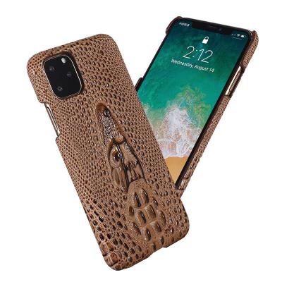 China Newest PU Leather Smart Crocodile Wallet Phone Fashion Genuine Leather Case For iPhone 11 Max XS XSS X11 Pro Mobile Phone for sale