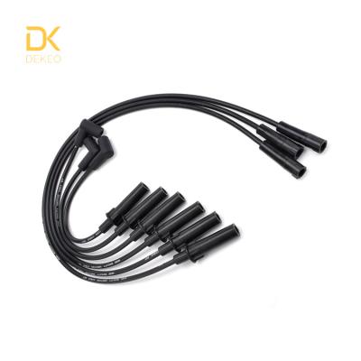 China Silicone Plastic Spark Plug Cable Set Ignition Wire Assembly Ignition Cable For Jeep 671-6262 OEM 6716262 for sale