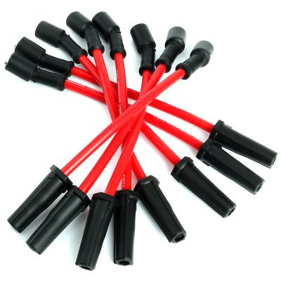 China Silicone Plastic Spark Plug Wire Set Ignition Wire Assembly Ignition Cable For Cadillac Escalade CTS Chevrolet Pioneer 89018058 7881 89018056 for sale