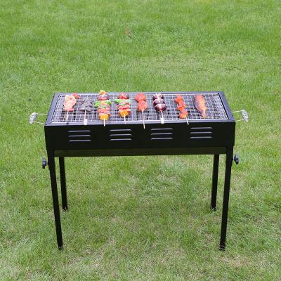 China Smokeless BBQ Smoker Stainless Steel Butane Stove Cart BBQ Machine Commercial Standing Grilling Korean Charcoal for sale