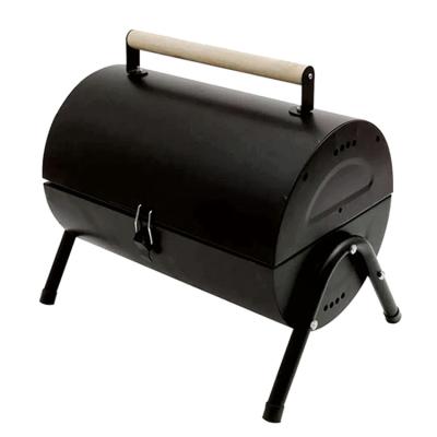 China Easily Assembled Collapsible Premium Barrel Charcoal Grill Barrel Drum Briquette Smokeless BBQ Rotisserie Layout for sale