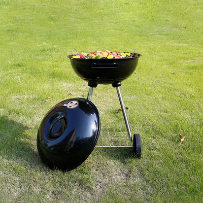 China New Barrel Charcoal Smoker Makers Charcoal Makers BBQ Picnic Grill Outdoor Easily Assembled Indoor Galvanized Metal Kitchen BBQ Grill for sale