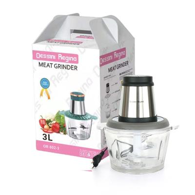 China 6L Electric Car Food Processor Chopper Meat Grinder 3L Multi Function and Manual Kitchen Cutter Salad Baby Vegetable Mixer for sale