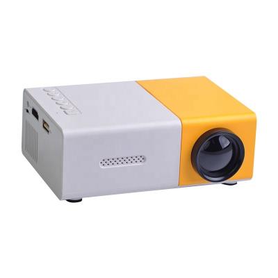 China Portable Cheap Yellow Pocket Pico Projectors Hot Sale Multimedia Interface Mini Projector yg300 for sale