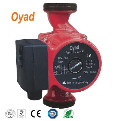 China High Pressure Hot Water 3 Speeds Circulating Hot Water Circulating Pump For House for sale