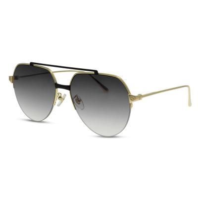 China Fashion sunglasses 2021 men's sunglass fashion metal men's sunglasses cross high quality medium for sale