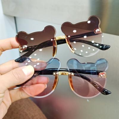 China Fashion cartoon fresh decoration lovely children's sunglasses new GLASSES children's sunglasses for sale