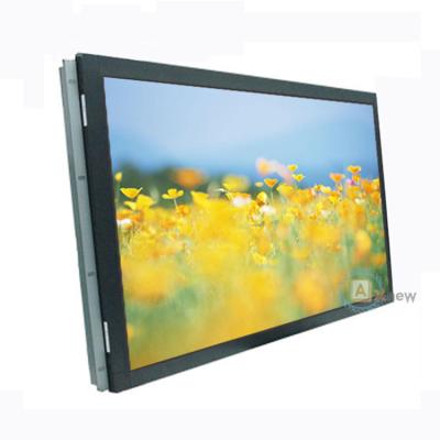 China 28.5W VGA DVI Industrial LCD Display 400cd/m2 Capacitive Touch Screen Display for sale