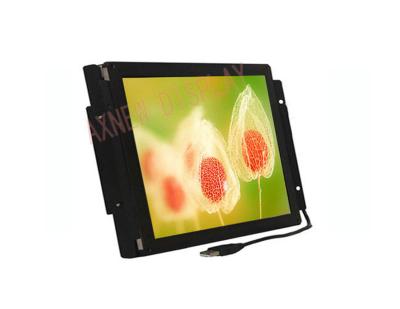 China Custom Antivandal Capacitive Touch Led Monitor 15 Inch 500 Nits Brightness 4A 48W for sale