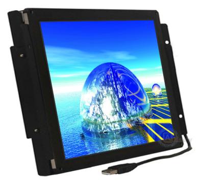 China DC12V 400cd/m2 Capacitive Touch LCD Monitor 15'' Vandal Proof for sale