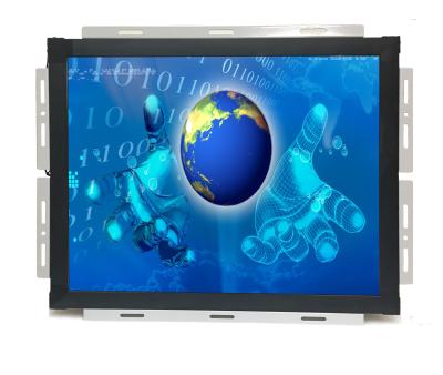 Cina monitor IP65 VGA DVI 22.5W di LCD della struttura aperta di 250cd/m2 1280x1024 in vendita