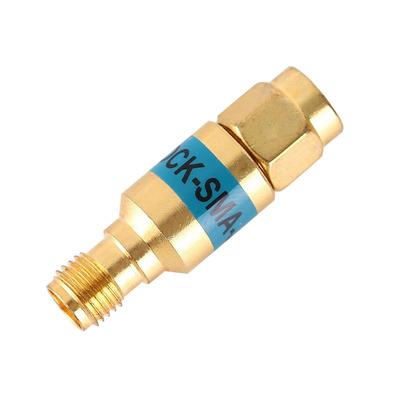 China 2W Sma RF Gold Plated DC Blocker CEY-RMC-0044 for sale