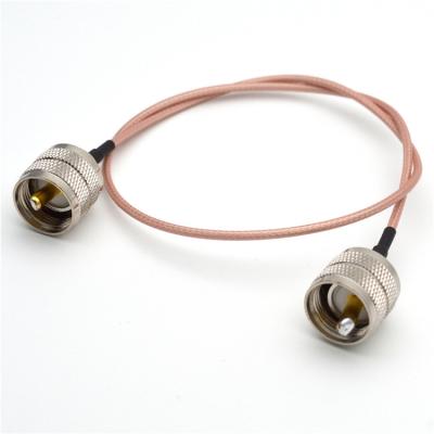 China Signal Transmission RG316 RF Coax Antenna Coaxial Cable With UHF Male To UHF Male for sale