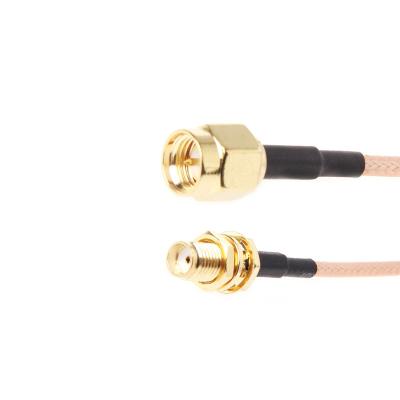 China Top Rank Signal Transmission Coaxial Cable SMA Female To SMA Male Cable RG179 20CM for sale