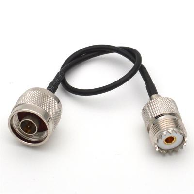 China Good Quality Selling Signal Transmission Best N Male To UHF SO239 Connector Crimp To RG174 Coaxial Cable for sale