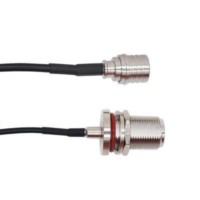 China Waterproof Signal Transmission 4G RF Coaxial Cable N Female To QMA Male RG316 RG58 RG178 RG59 Connecting Cable for sale