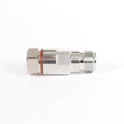 China Female RF N Jack Brass Straight RF Coaxial Connector For Super Soft 1/2 Superflexible Cable for sale