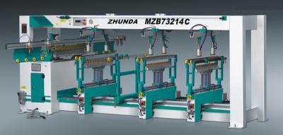 China Electric Four - Ranged Carpenter Drilling Machine , Multi Borer Machine Horizontal for sale