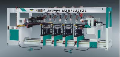 China Three - Ranged Multi Head Drilling Machine , Automatic Boring Machine For Wood for sale