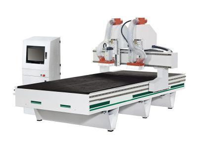 China Stepper Motor CNC Wood Router Machine For MDF And PVC Board 20m/Min Working for sale