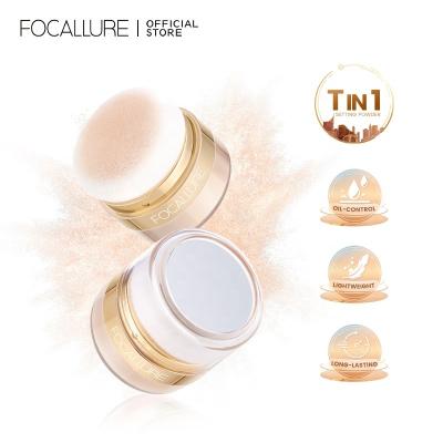 China Whitening FOCALLURE FA259 Canton Loose Powder Oil-control Setting Durable Lightweight Luxury Loose Powder for sale