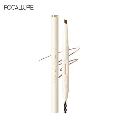 China FOCALLURE Waterproof FA202 Sliding Soft And Smooth Eyebrow Brow Pen Pencil With Brush for sale