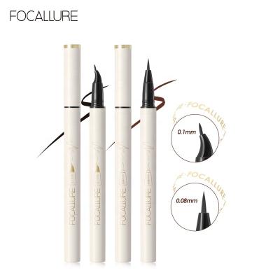 China FOCALLURE Waterproof FA200 Two Style Ultrafine Quick Dry Liquid Eyeliner Waterproof Long Lasting White Eyeliner for sale