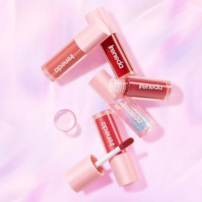 China IRENEDA IR06 Plump Lip Gloss Makeup Lipstick High Shine Waterproof Lip Gloss Lip Gloss for sale