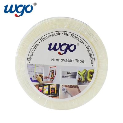 China WGO Waterproof Removable Nano Double Sided Tape Washable Reusable Strong Adhesive Tape for sale