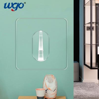 China Modern WGO PC Self Adhesive Hook Heavy Duty For Hanging Coat Towel Kitchen Bathroom Waterproof Rustproof for sale